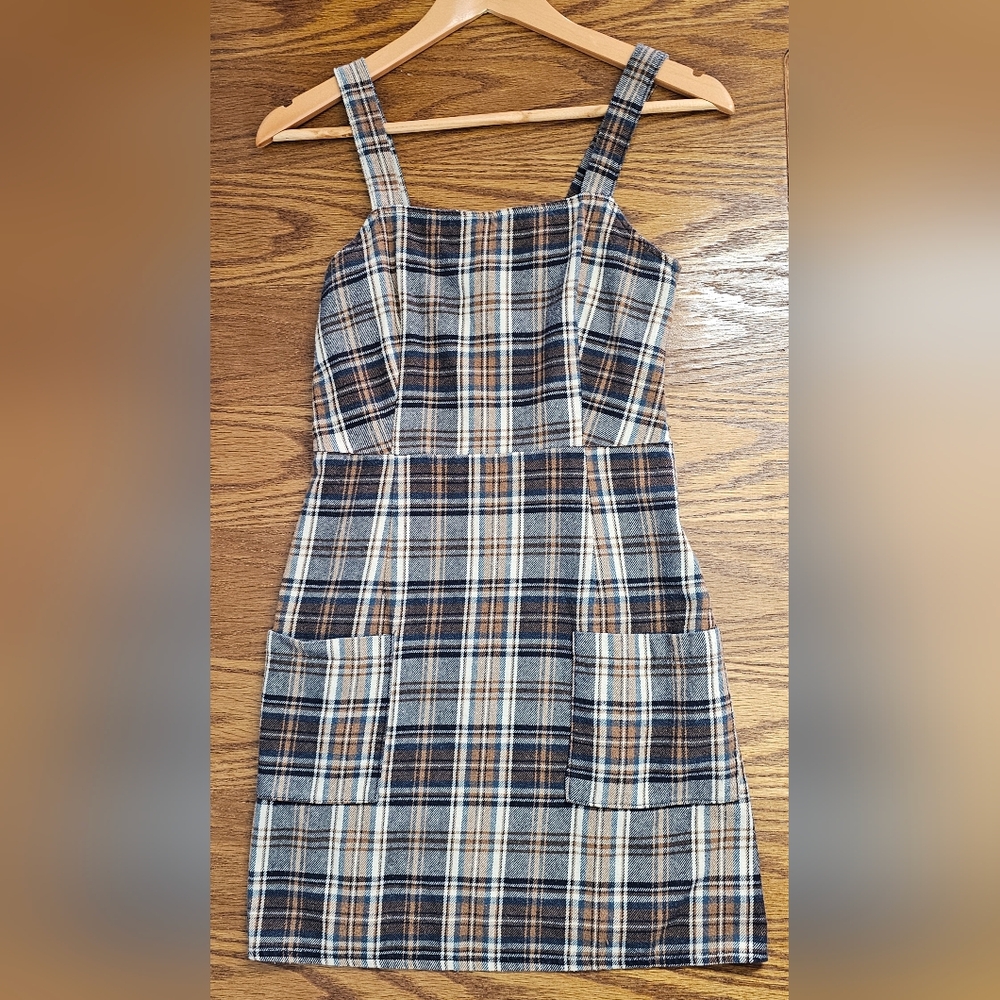 Y2K American Eagle Outfitters Plaid Mini Dress